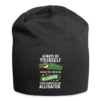 Alligator - Bonnet en jersey - noir - Devant