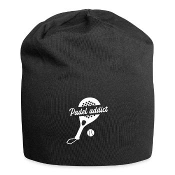 Padel Addict Paddleball Padel Tennis Platform - Jersey Beanie - black - Front
