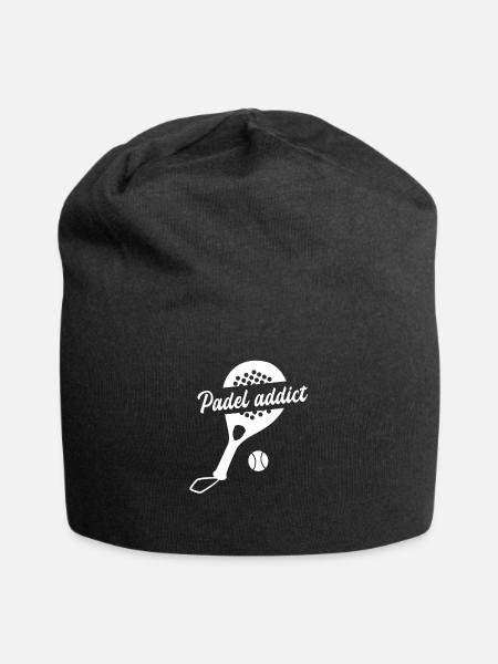Padel Addict Padel Tennis Paddle Tennis Padel - Bonnet en jersey - noir