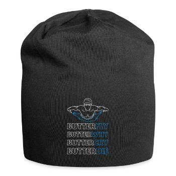 Papillon natation Natation Sport - Bonnet en jersey - noir - Devant