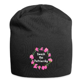 Smash the patriarche féministe le cadeau - Bonnet en jersey - noir - Devant