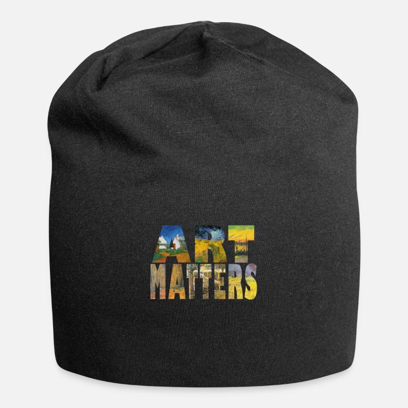 Art Matters Van Gogh Collage - Bonnet en jersey - noir