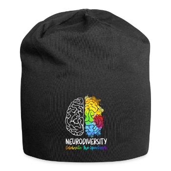 Neurodiversity Celebrate The Spectrum - Jersey Beanie - black - Front