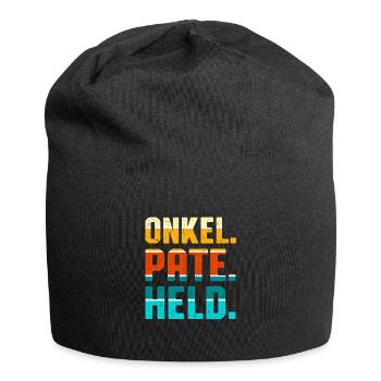 Onkel Pate Held - Jersey-Beanie - Schwarz - Vorne
