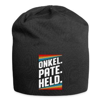 Onkel Pate Held - Jersey-Beanie - Schwarz - Vorne
