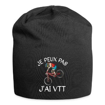 Ich kann nicht fahren. - Jersey-Beanie - Schwarz - Vorne