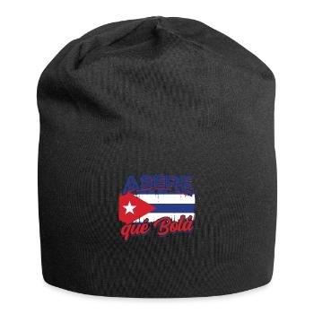 Asere qué Bolá – Cubano, Cubana Pride & Humor - Jersey Beanie - black - Front