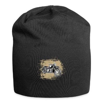 Mofa moped team Ural Ostalgie GDR mofa DDR mope - Jersey Beanie - black - Front