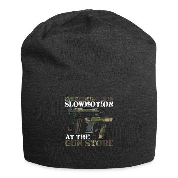 Romantic Walks The Gun Store For Gun Or Ammo Lover - Jersey-Beanie - Anthrazit - Vorne