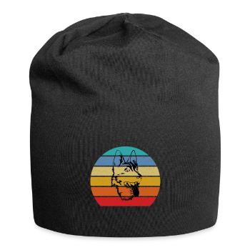 Berger allemand - Bonnet en jersey - noir - Devant