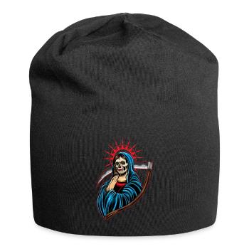 Santa Muerte La Calavera Catrina Veillée - Bonnet en jersey - noir - Devant