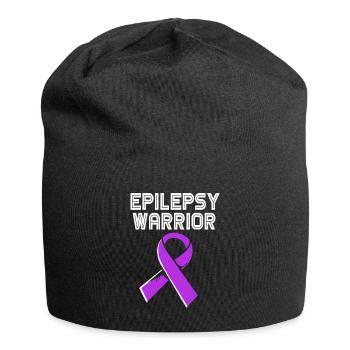 Epilepsy Warrior Fighter - Jersey Beanie - black - Front