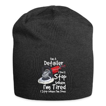 Auto Detailing Car Detailer - Jersey Beanie - charcoal grey - Front