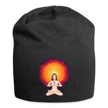 Schamane Hypnose Vision Halluzination Erleuchtung - Jersey-Beanie - Schwarz - Vorne