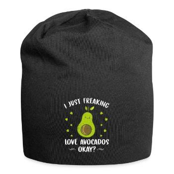 Avocado - Jersey-Beanie - Schwarz - Vorne