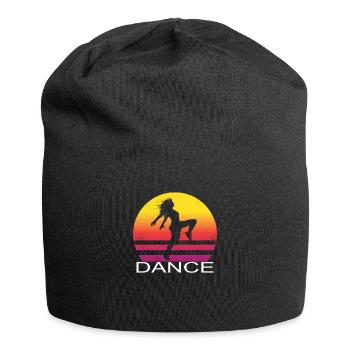 Vintage Tanzen Tanzschule Geschenk - Jersey-Beanie - Schwarz - Vorne
