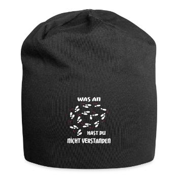 Spruch Tanzen Tanzschule Geschenk - Jersey-Beanie - Schwarz - Vorne