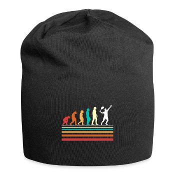 Tennis Vintage Sport Tennisspieler - Bonnet en jersey - noir - Devant