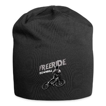 Freeride Downhill VTT cadeau - Bonnet en jersey - noir - Devant