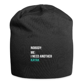 Kayak Meme Kayaking Kayak Lover - Jersey Beanie - black - Front