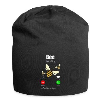 Imker - Jersey-Beanie - Schwarz - Vorne