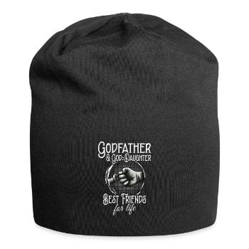 Godfather & Goddaughter Best Friends - Jersey Beanie - black - Front