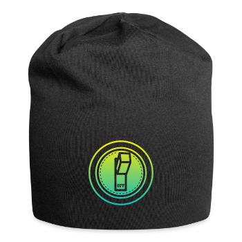 off button - Jersey-Beanie - Schwarz - Vorne