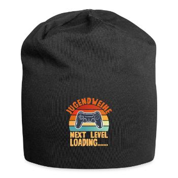 Jugendweihe Geschenke für Jungen und jugendliche - Jersey-Beanie - Schwarz - Vorne