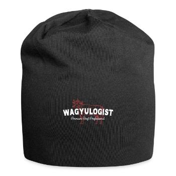 Wagyulogist Wagyu Beef GrillMaster Japan Steak - Jersey Beanie - black - Front