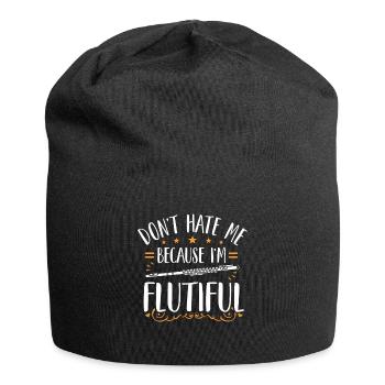 Flûte transversale Flûte latérale soufflée - Bonnet en jersey - noir - Devant