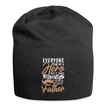 Fête des pères - Bonnet en jersey - noir - Devant
