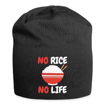 Rice Filipino Philippines Asian Food - Jersey Beanie - black - Front