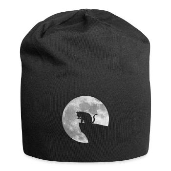 Lune Chat - Bonnet en jersey - noir - Devant