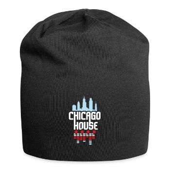 Chicago House Music Vintage DJ - Bonnet en jersey - noir - Devant