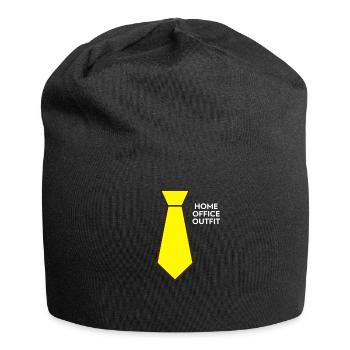 Drôle de Home Office Accessoires Cravate jaune - Bonnet en jersey - noir - Devant
