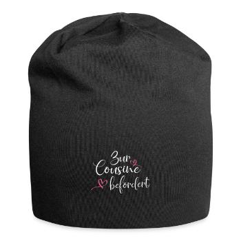 Zur Cousine befördert - Jersey-Beanie - Schwarz - Vorne