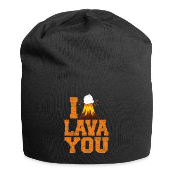 Vulkan - Jersey-Beanie - Schwarz - Vorne