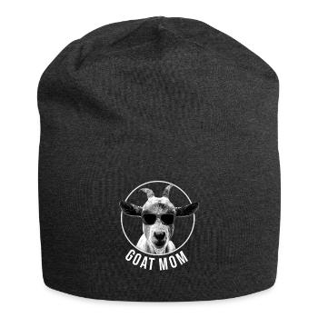 Jeu de chèvre cool pour une mère de chèvre - Bonnet en jersey - charbon - Devant