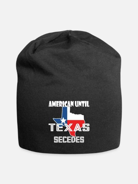 Texas Flagge Usa Texas Amerika - Jersey-Beanie - Schwarz