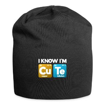 Chimiste chimiste cadeau de chimiste - Bonnet en jersey - noir - Devant