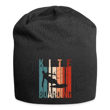 Kiteboarder Vintage Kitesurfing Kitesurfer - Jersey-Beanie - Schwarz - Vorne