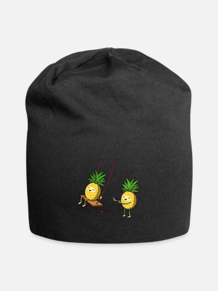 Swinging Pineapple Ananas Geschenk - Jersey-Beanie - sort