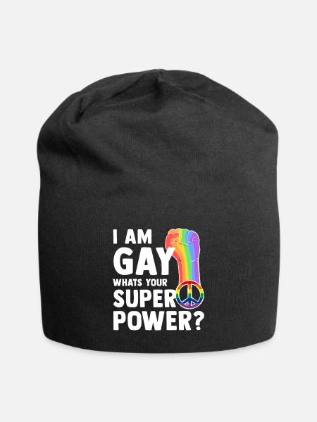 LGBT - Bonnet en jersey - noir
