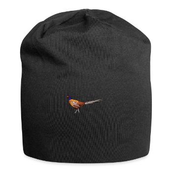 Fasan I Vintage Pheasant motif de chasse à la chasse pour les chasseurs - Bonnet en jersey - noir - Devant