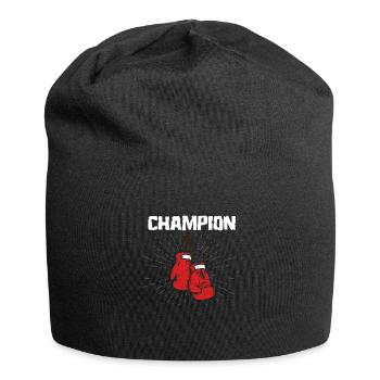 Boxen Champ - Jersey-Beanie - Schwarz - Vorne