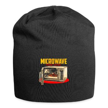 Microwave oven fast food lovers - Jersey Beanie - black - Front
