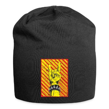 Teufelshorn Punks Punk - Jersey-Beanie - Schwarz - Vorne