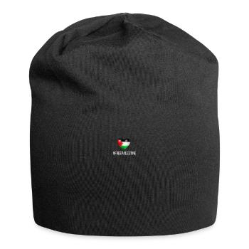 Free Palestine Palestina Liberté - Bonnet en jersey - noir - Devant