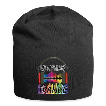 Uplifting Trance colorful - music - Jersey Beanie - black - Front