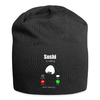 Sushi - Jersey-Beanie - Schwarz - Vorne